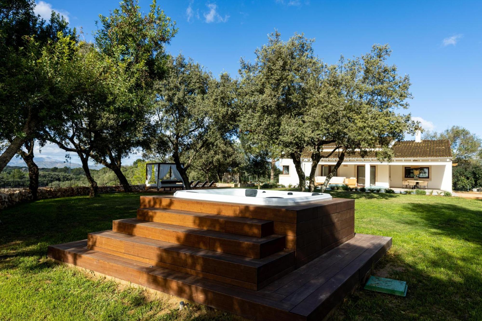 Es Mirador De Vernissa Jacuzzi Sauna Y Piscina Santa Margalida Zewnętrze zdjęcie
