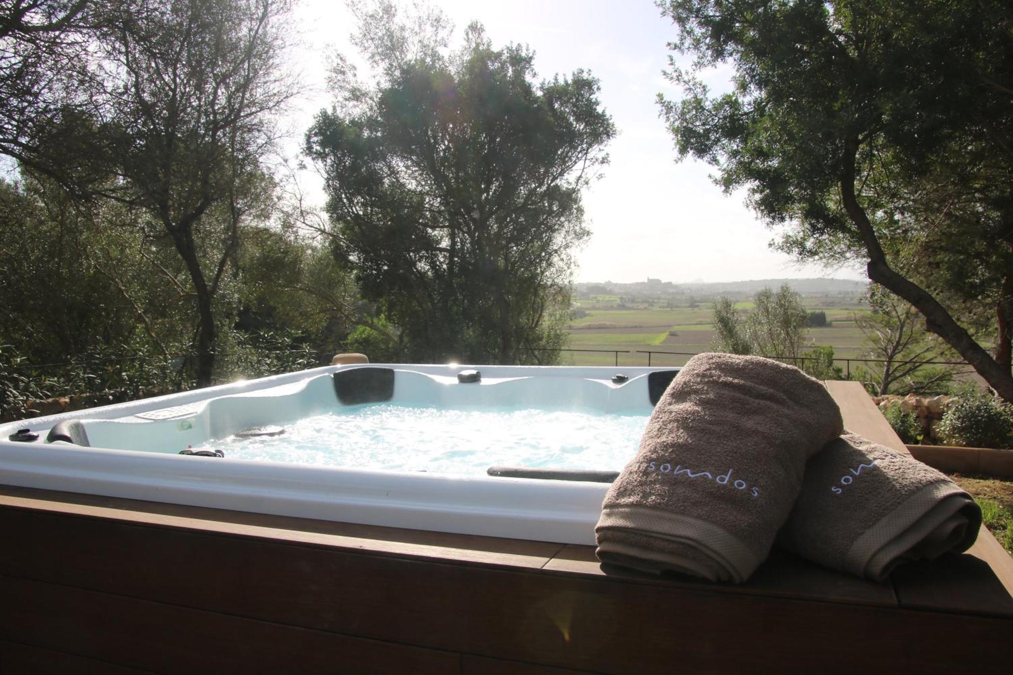 Es Mirador De Vernissa Jacuzzi Sauna Y Piscina Santa Margalida Zewnętrze zdjęcie